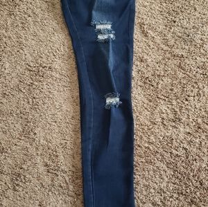 Ripped style jeggings size medium